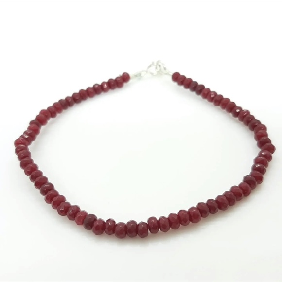 Ruby gemstone bracelet - Picture 2 of 3